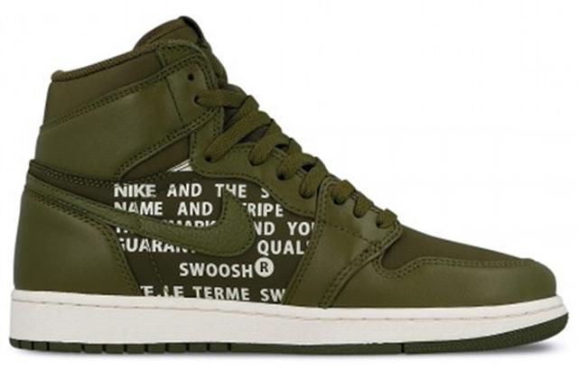 Jordan Air Jordan 1 Retro High Olive Canvas