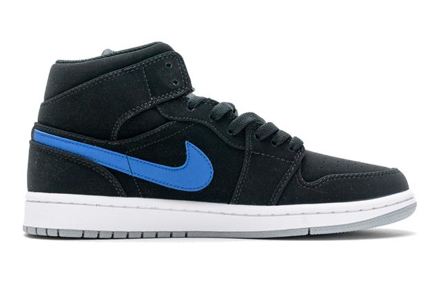 Jordan Air Jordan 1 Mid BlackRed-Royal GS