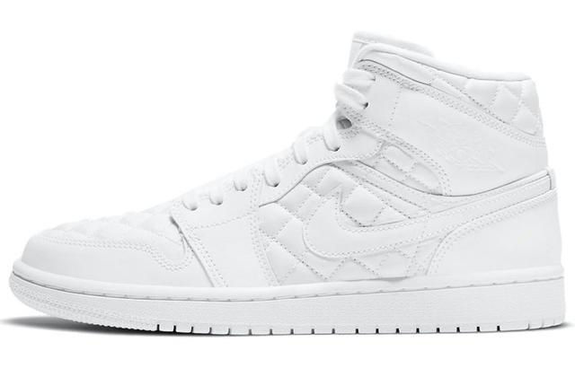 Jordan Air Jordan 1 Mid Quilted White