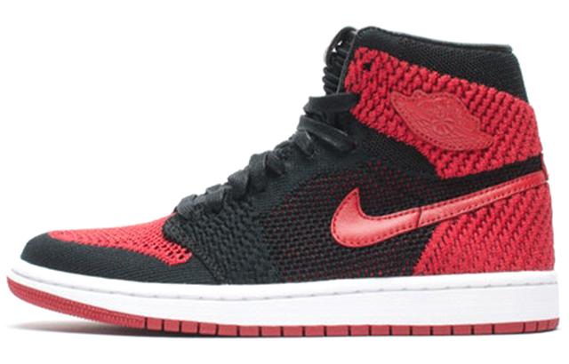 Jordan Air Jordan 1 Red HI Flyknit BG