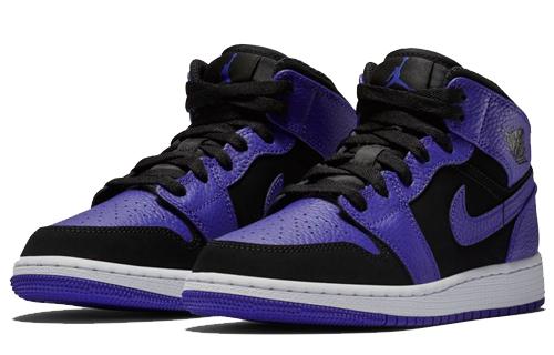 Jordan Air Jordan 1 Mid "Black Dark Concord" GS