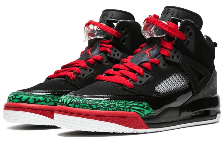 Jordan Spizike Black Varsity Red GS 2017