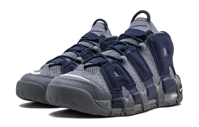 Nike Air More Uptempo 96 Cool Grey Midnight Navy GS