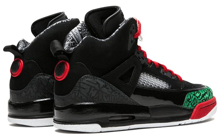 Jordan Spizike Black Varsity Red GS 2017