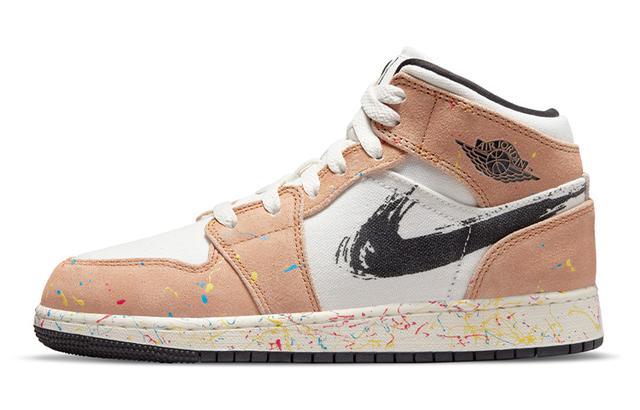 Jordan Air Jordan 1 Mid SE "Splatter" GS