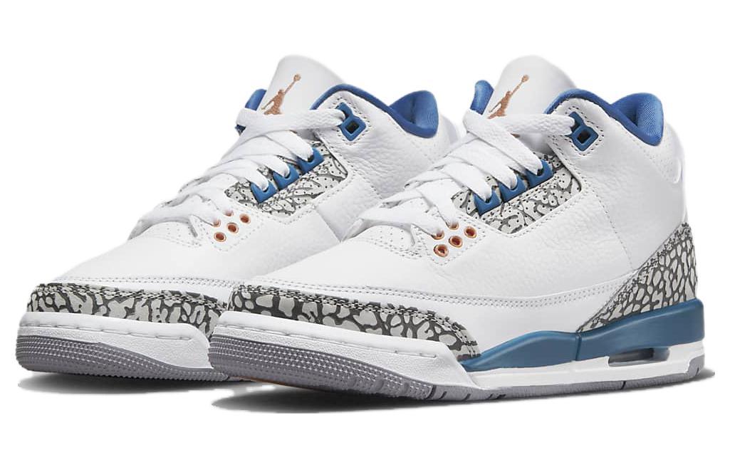 Jordan Air Jordan 3 Retro "White and True Blue" GS