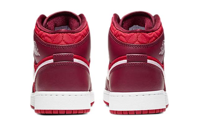 Jordan Air Jordan 1 Mid "Red Quilt" GS