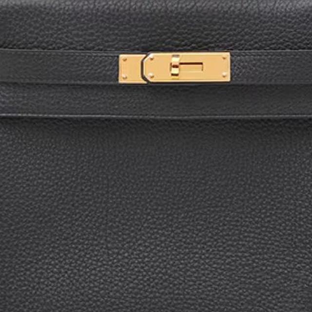 HERMES Kelly 28 Togo Noir