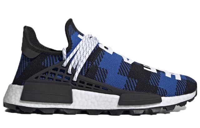 Pharrell Williams x BBC x adidas NMD Hu Blue Plaid