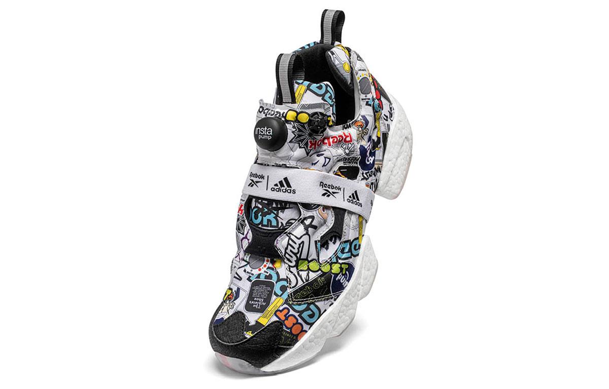 adidas x Reebok Instapump Fury Boost "Sticker City"