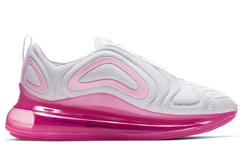 Nike Air Max 720 White Pink Rise Laser Fuchsia