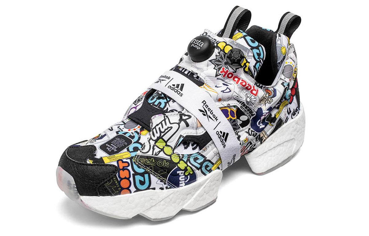 adidas x Reebok Instapump Fury Boost "Sticker City"