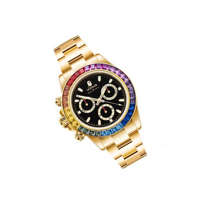 A BATHING APE SS23 TYPE 4 CRYSTAL STONE 100 42mm 0ZXWHM187016K