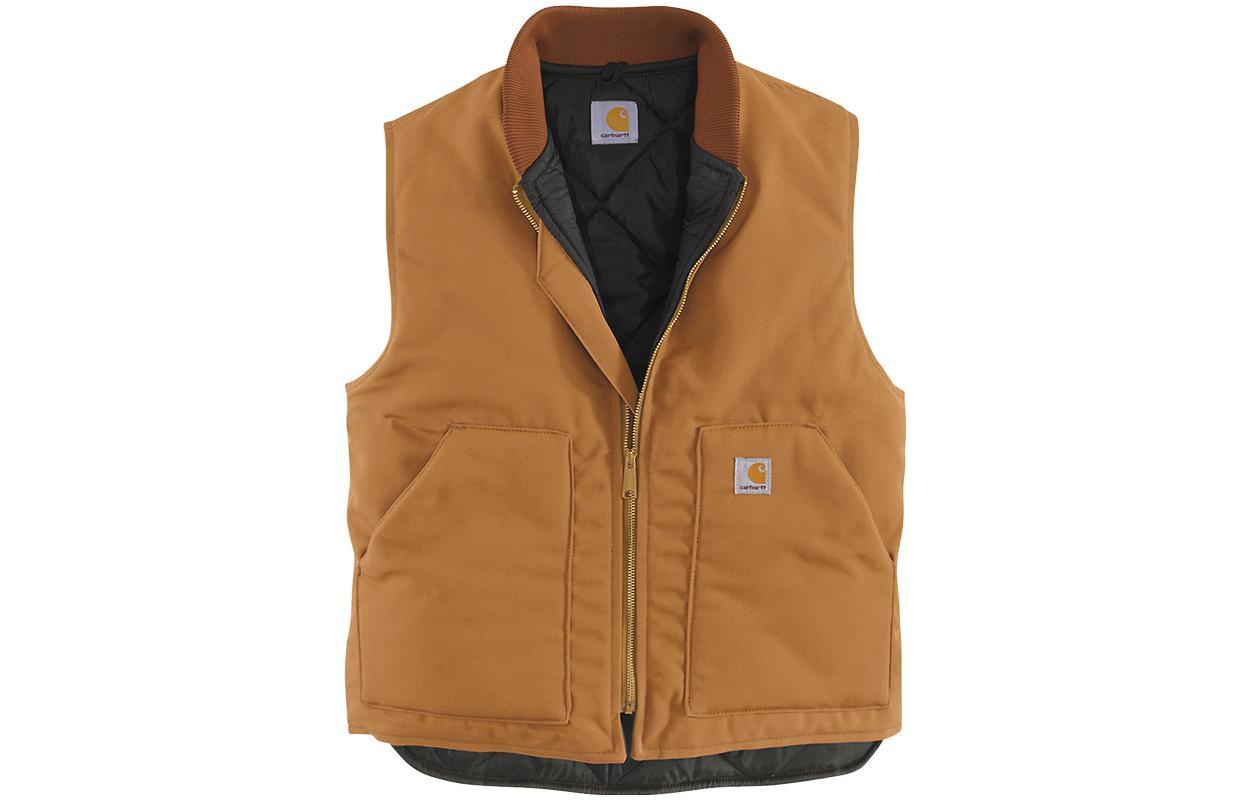 Carhartt V01 FIRM DUCK INSULATED RIB COLLAR VEST RELAXED FIT