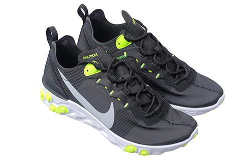 Nike React Element 55 Black Volt Cool Grey