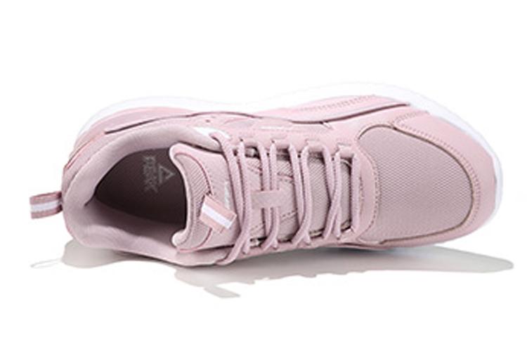 匹克 透气跑步鞋 女款 灰粉红