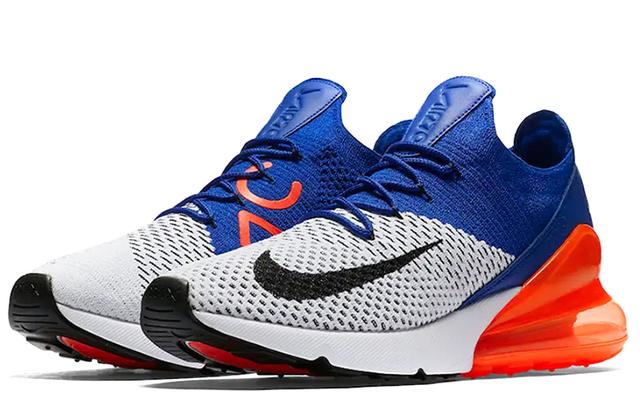 Nike Air Max 270 Flyknit Blue Crimson