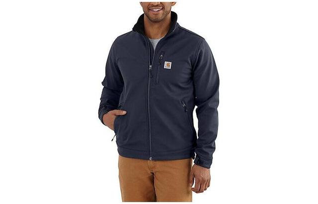 Carhartt 102199 RAIN DEFENDER HEAVYWEIGHT SOFTSHELL JACKET Logo 1 RELAXED FIT