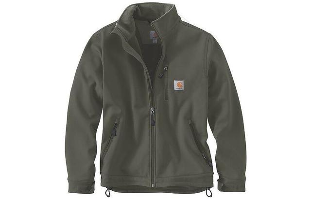 Carhartt 102199 RAIN DEFENDER HEAVYWEIGHT SOFTSHELL JACKET Logo 1 RELAXED FIT