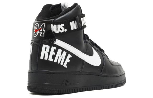 Supreme x Nike Air Force 1 World Famous Black
