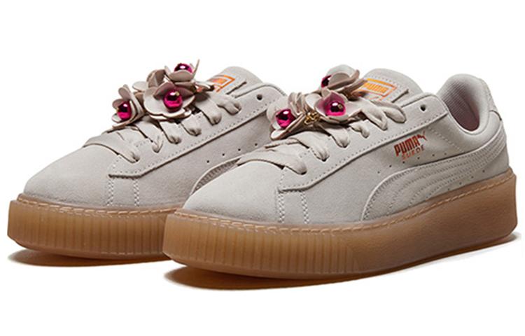 PUMA Suede Platform Flower Tassel