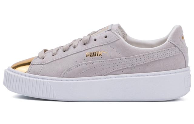 PUMA Suede Platform Gold