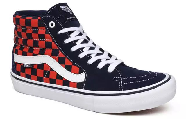 Vans SK8 Pro "Checkerboard Navy Orange"