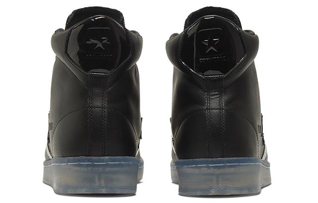 Converse Cons Pro Leather High"Black Ice Black Clear"