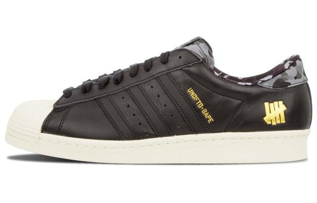 UNDEFEATED x BAPE BLACK x adidas originals Superstar 80s