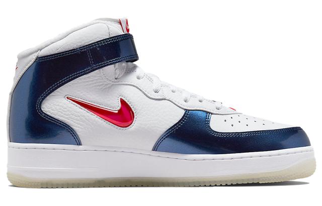Nike Air Force 1 QS "IUniversity Red and Midnight Navy"