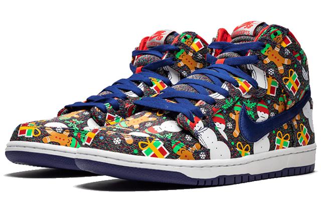 CONCEPTS x Nike Dunk SB Ugly Christmas Sweater GS 2017