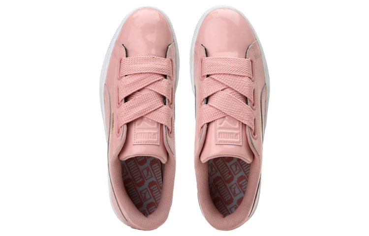 PUMA Basket Heart Patent Pink