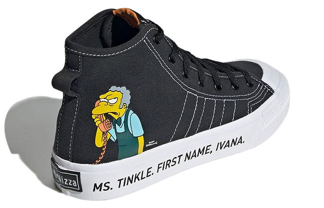 The Simpsons x adidas originals NIZZA Hi RF "Prank Call"