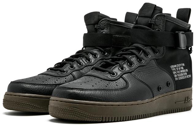 Nike Air Force 1 Black Dark Hazel