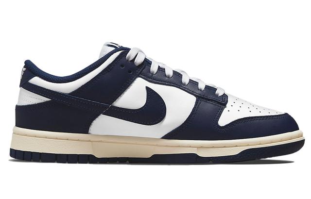 Nike Dunk Low "Midnight Navy and White"