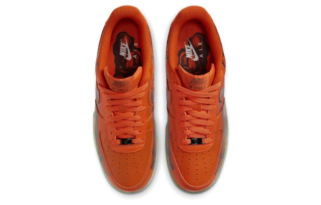 Nike Air Force 1 Low 07 skeleton qs "orange"