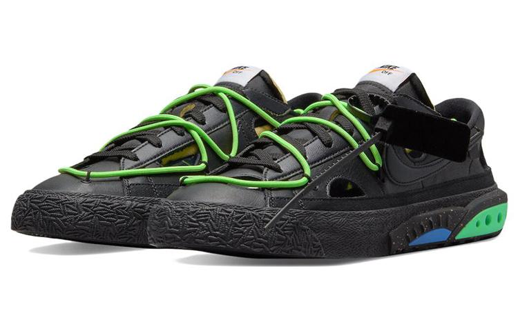 OFF-WHITE x Nike Blazer Low 77 "Black and Electro Green"