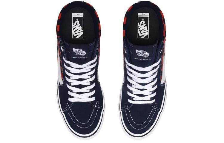 Vans SK8 Pro "Checkerboard Navy Orange"