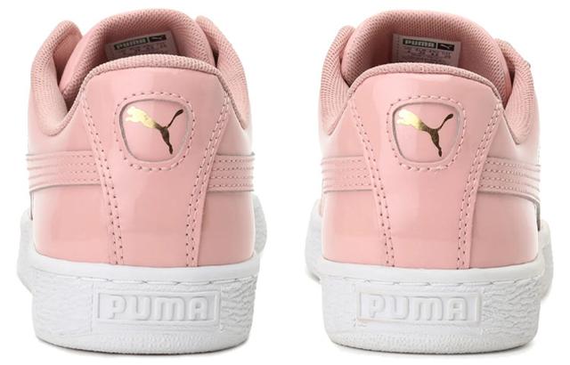 PUMA Basket Heart Patent Pink