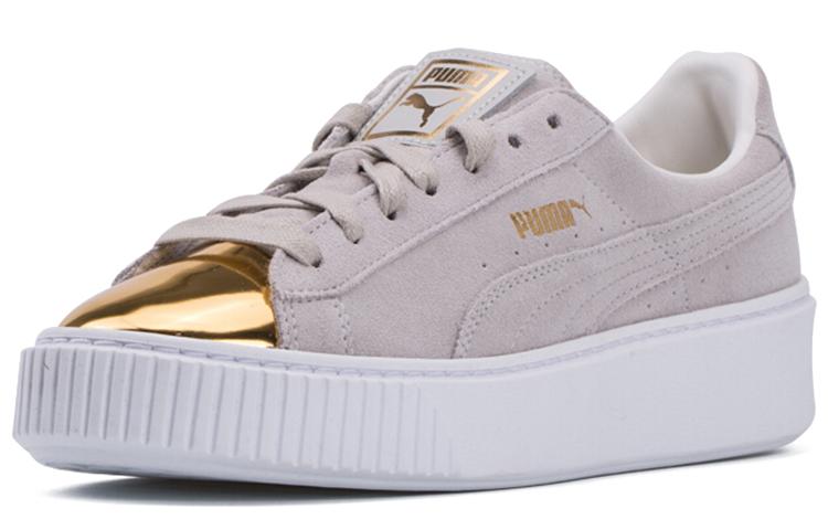 PUMA Suede Platform Gold