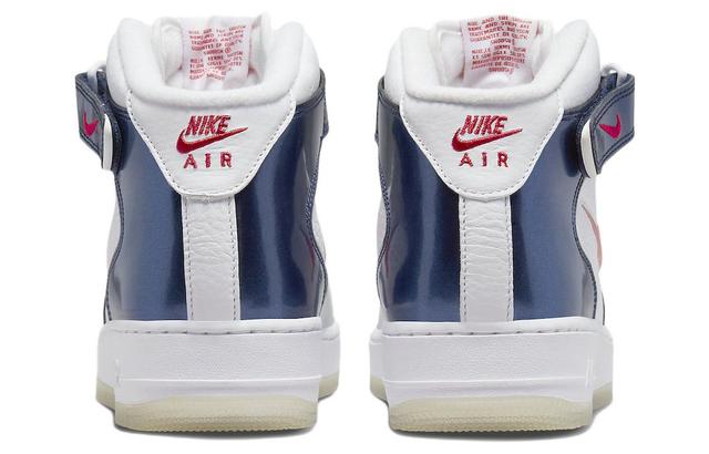Nike Air Force 1 QS "IUniversity Red and Midnight Navy"