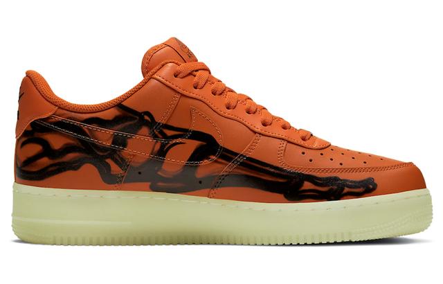 Nike Air Force 1 Low 07 skeleton qs "orange"