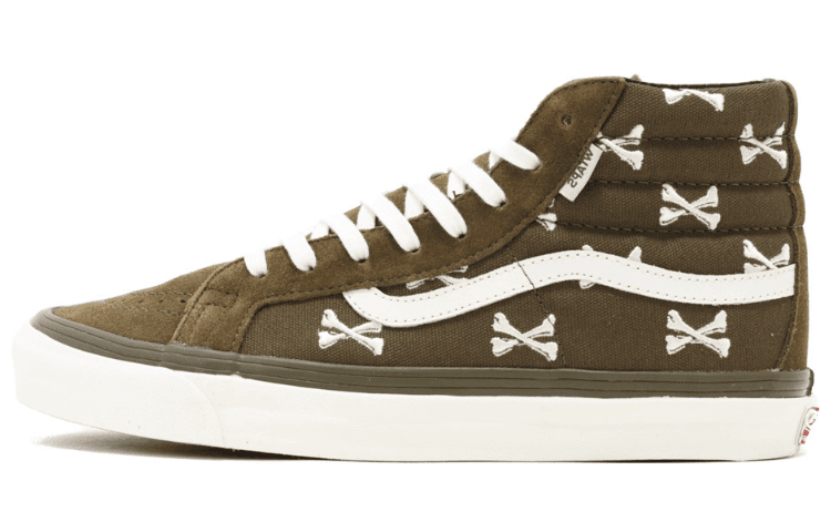 Vans SK8 WTAPS Olive Crossbones