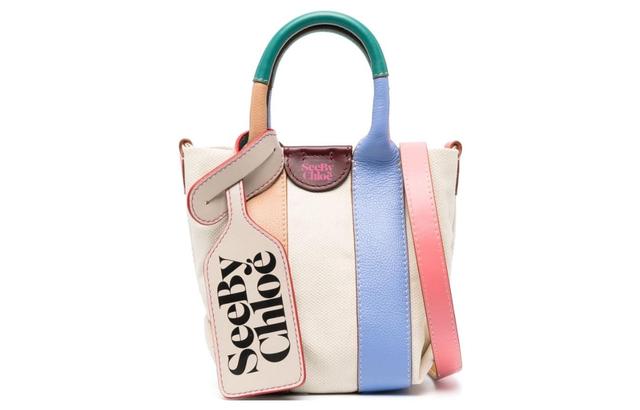 See By Chloe Laetizia Logo Tote