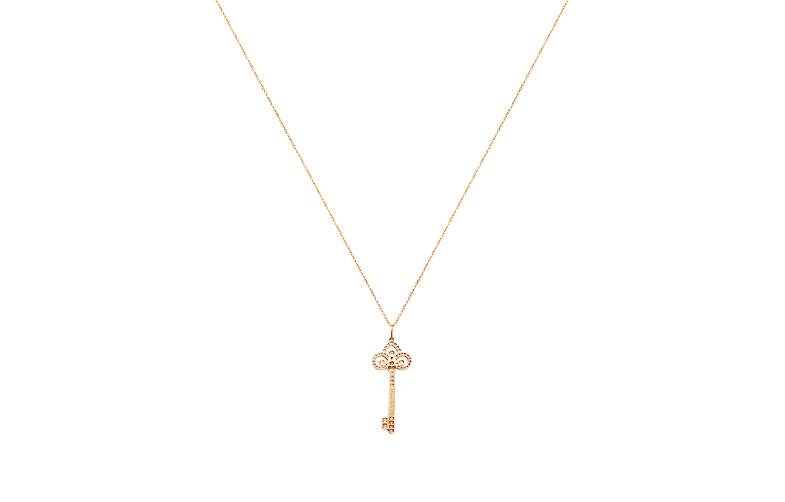 TIFFANY CO. Keys Fleur de Lis 18K