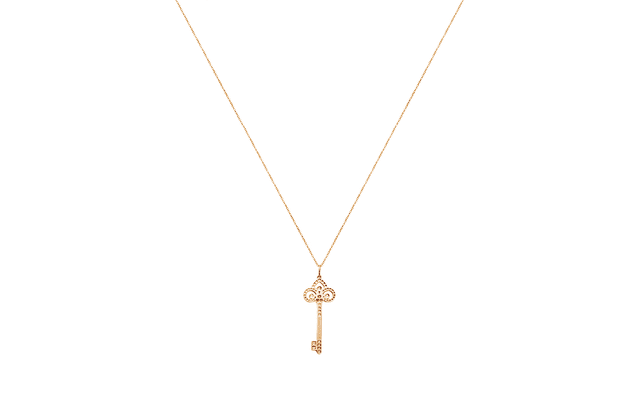 TIFFANY CO. Keys Fleur de Lis 18K