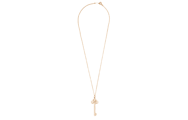 TIFFANY CO. Keys Fleur de Lis 18K