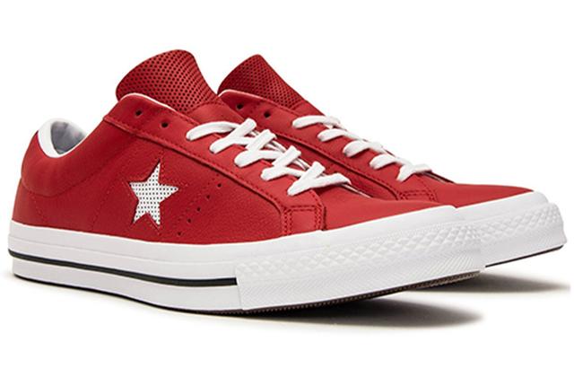 Converse One Star Perforated Leather Low Top