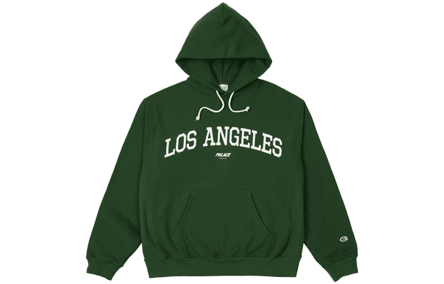 PALACE x Champion FW23 SHOP HOOD LOS ANGELES Logo