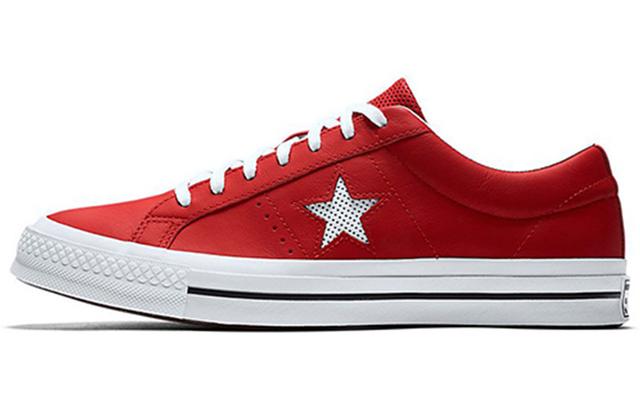 Converse One Star Perforated Leather Low Top